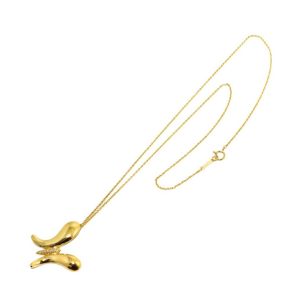 Tiffany & Co. Butterfly Diamond Necklace, 40cm, 18K Yellow Gold (750)